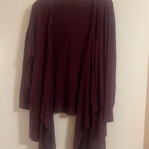 Attention Deep Burgundy Women's Cardigan